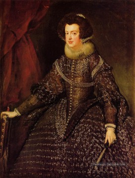  Reine Tableaux - Portrait de la reine Isabel Diego Velázquez